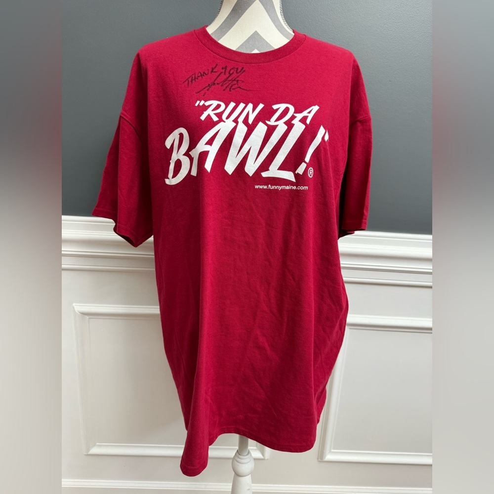 Alabama Crimson tide run da bawl shirt funny Maine